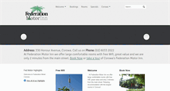 Desktop Screenshot of fedmotor.com.au